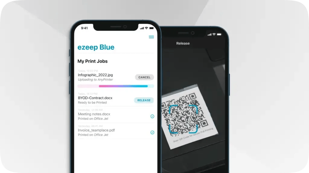 ezeep - Sicheres Pull Printing mit Hilfe des QR Codes
