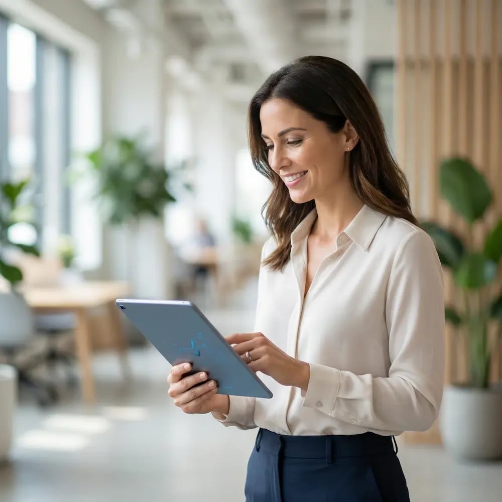 woman-reading-ipad-tablet