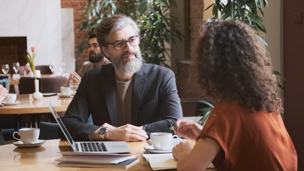 Coworking Slide Stock Background