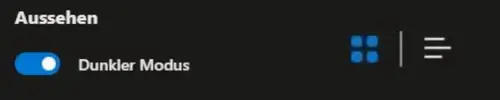 Dunkler Modus & Ansicht Optionen im neuen Azure Virtual Desktop User Interface