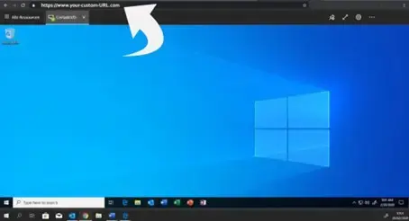 Benutzerdefinierte URL für AVD HTML5-Client