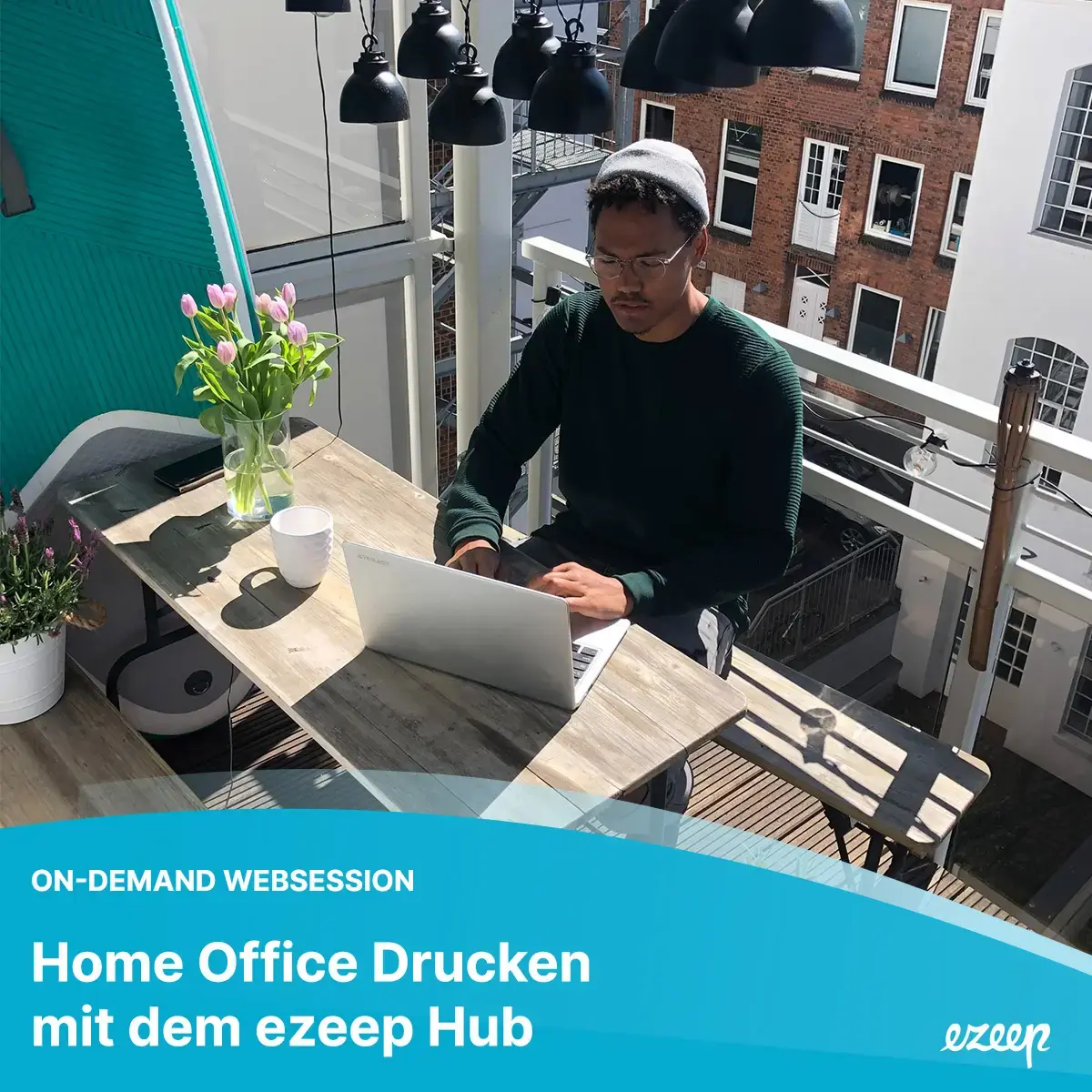 Home-Office-Drucken mit dem ezeep Hub