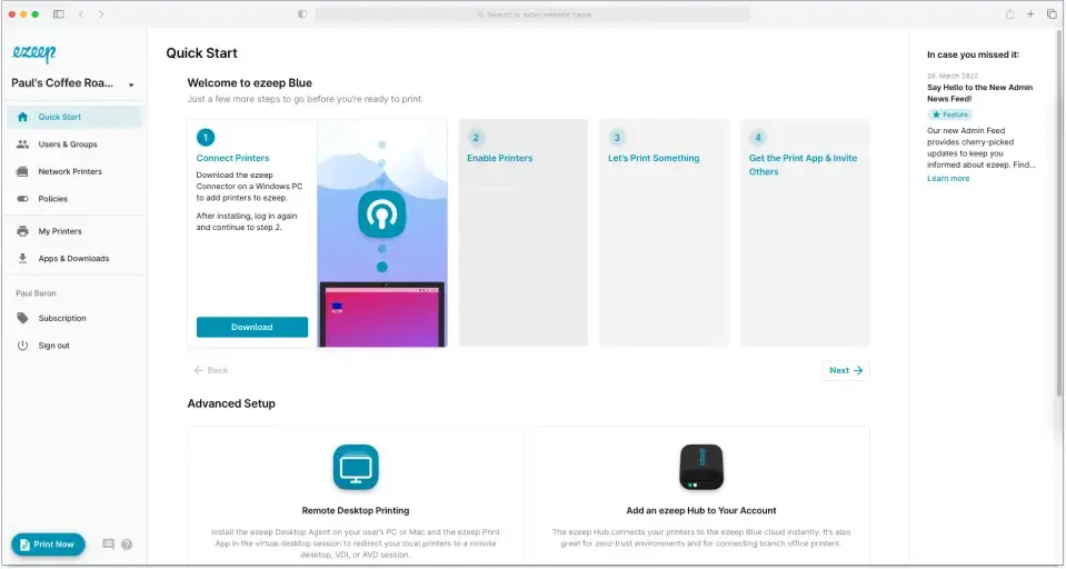 The New Admin News Feed