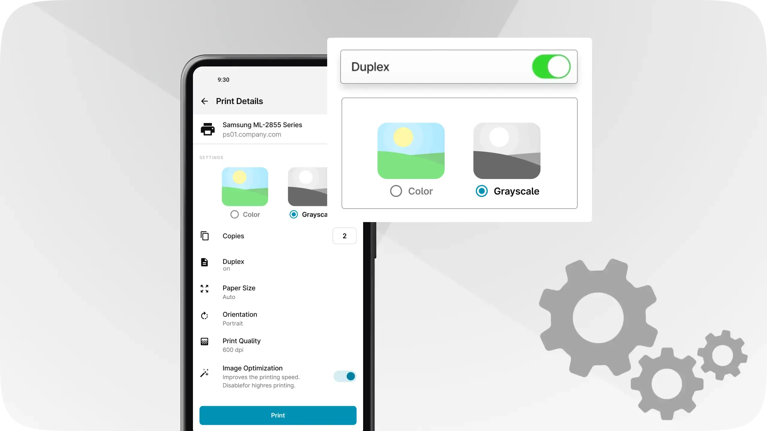 New: Advanced Print Management Features via MDM Systems