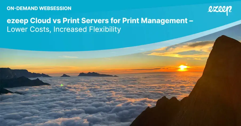 A laptop screen displaying a cloud computing infographic